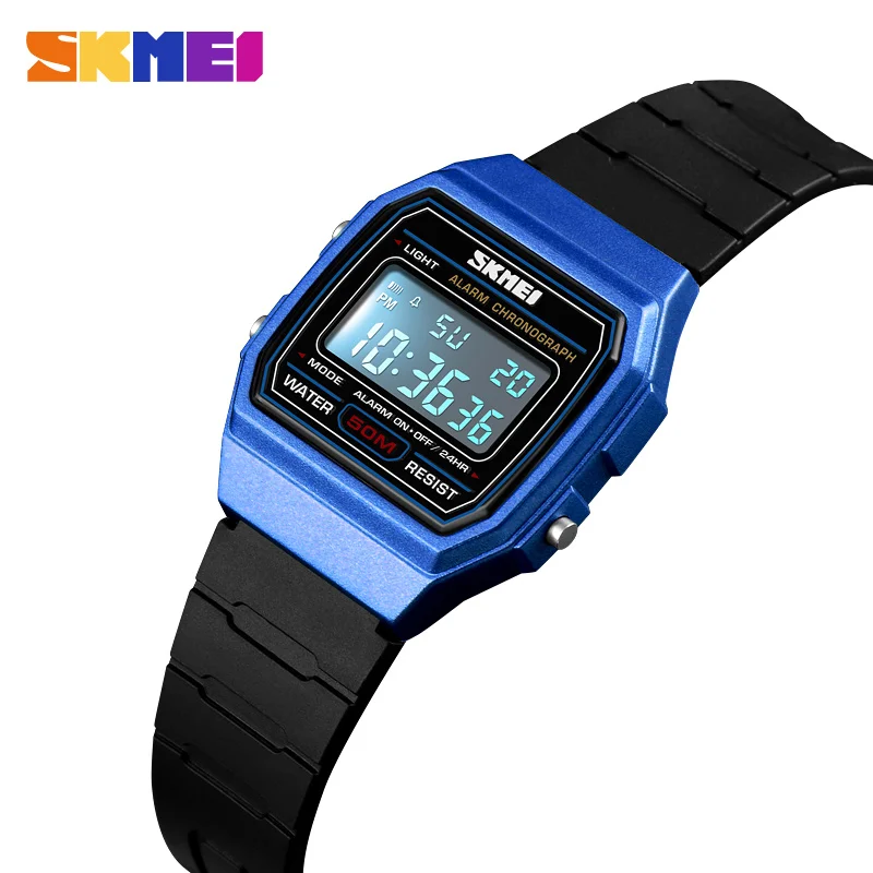 Новинка 2019 детские часы спортивные стильные водонепроницаемые наручные часы светящийся будильник цифровые часы Relogio детские часы 1412 SKMEI