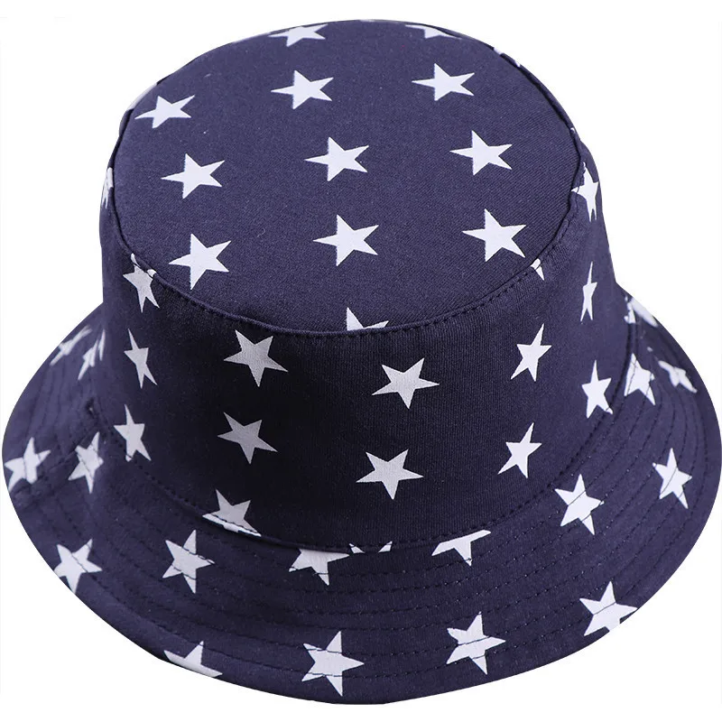 New double-sided fisherman hat men and women baby smiley tether hat children baby basin hat foreign trade hat