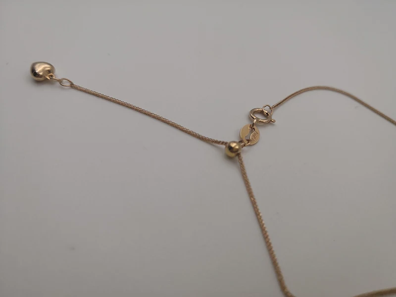 Sinya 18k Au750 gold Bond Chain necklace DIY Multifunctional Pendant for Mum women girls lover Y style adjustable chain (7)