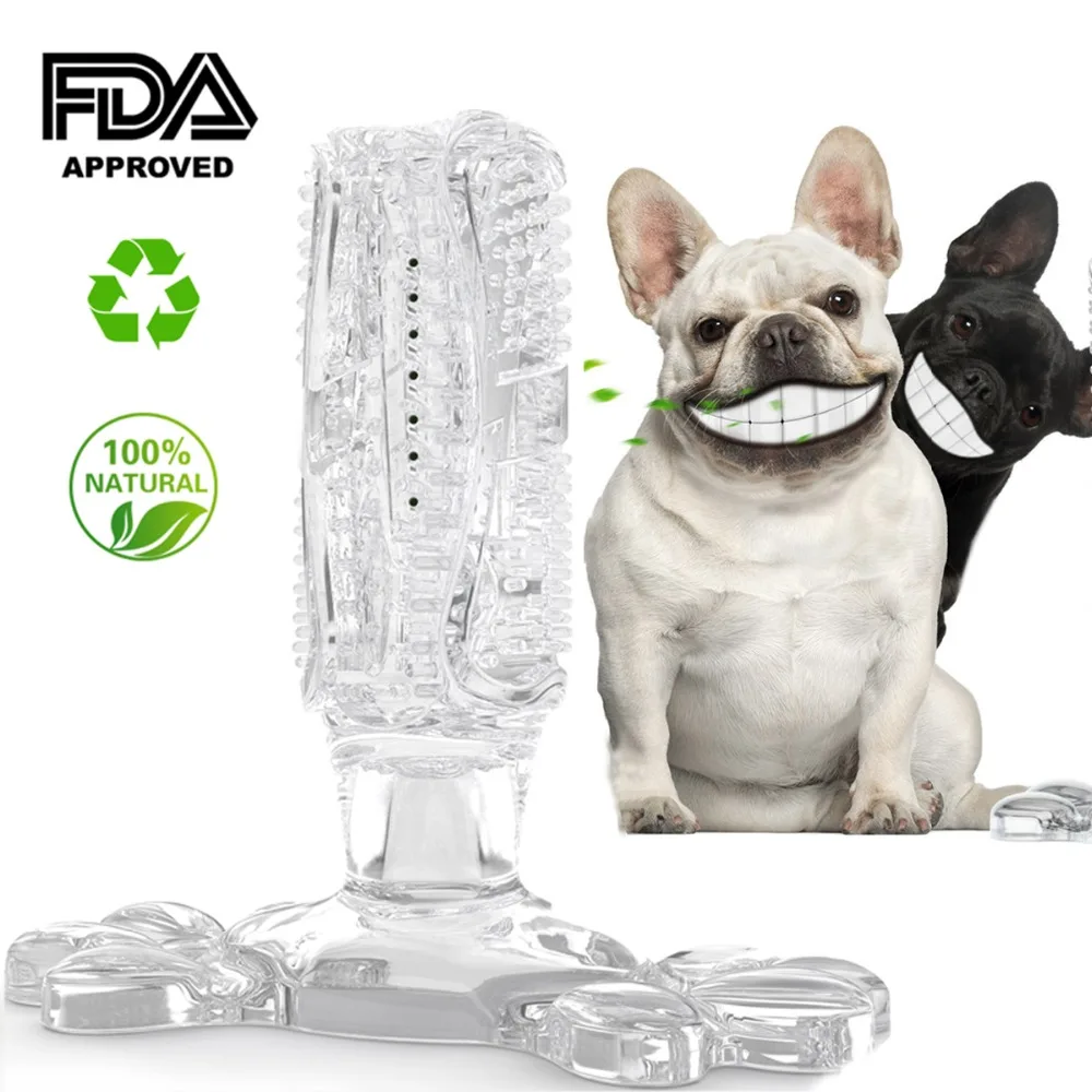 

Safe Material Dog Toothbrush Stick Chew Toy Tooth Clean Bite Resistant Pet Dental Care Oral Care Dog Brushing Stick Medium Large