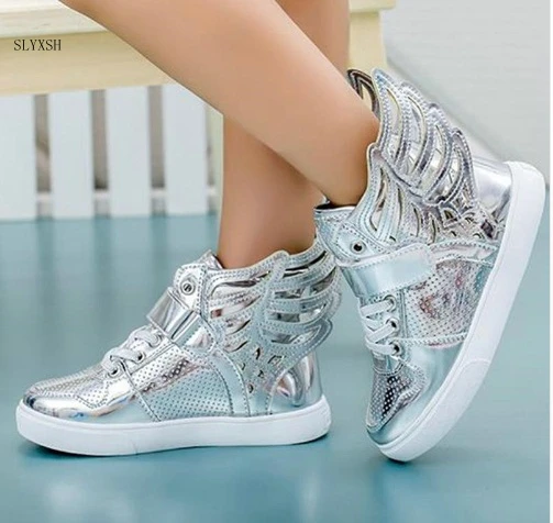

SLYXSH Kids Led Sneakers Anti-Slip Sports Toddler Boys Girls Shoes Children Light Shoes Luminous Flasher Glowing Sneakers