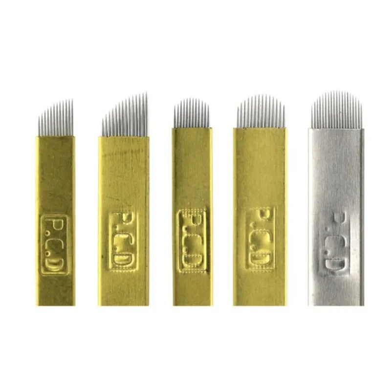 

Pcd permanent makeup needls blade 14 / 12 each 50pcs