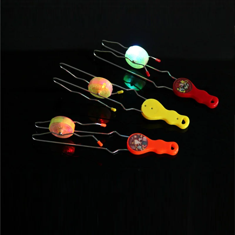 Красочный мигающий гироскоп магический трек йо-йо гироскоп со светодиодом игрушки для детей взрослых лучший подарок спиннинг Топы