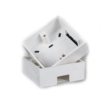 10pcs/lot PVC switch 86 X 86mm Wall Plate Box back plate box outer wall panel