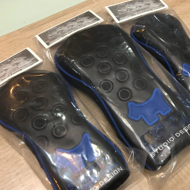 2018 Custom Design Golf Woods & Hybrid & Blade Putter Headcover High Quality  Pu Leather Golf Head Cover 3 PCS/SET free shipping