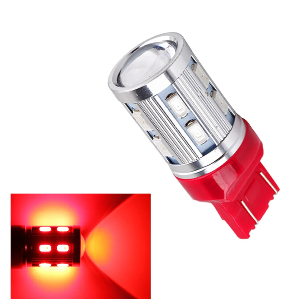 S & D T20 светодиодный 7443 7440 Автомобильные светодиодные лампы 12 SMD 5730 W21/5 Вт 5 высокой