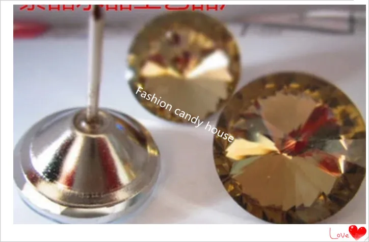 Furniture Accessories Diamond Pattern Crystal Upholstery Nails Button Tacks Studs Pins 25mm Sofa Wall Decoration Furniture Furniture Accessories Diamond Pattern Crystal Upholstery Nails Button Tacks Studs Pins 25mm Sofa Wall Decoration Furniture