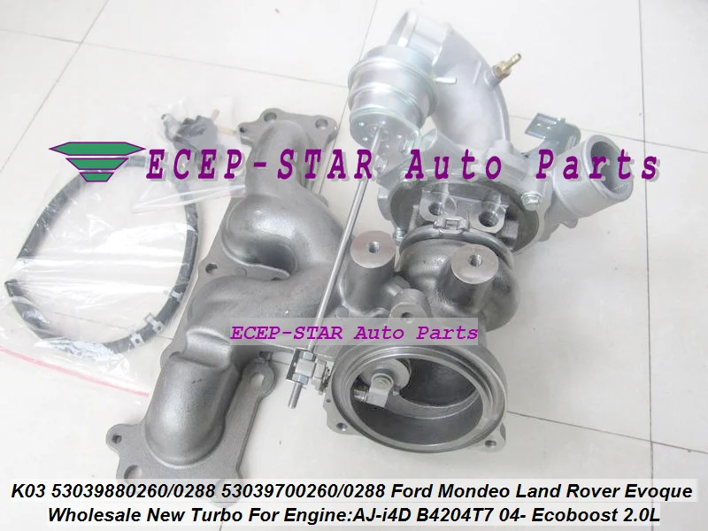 Turbo K03 53039700260 53039700288 LR031510 1682133 1687963 For Ford Mondeo for Land Rover Evoque 2.0L AJ-i4D B4204T7 Ecoboos 04- (3)