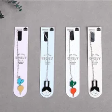 1 шт. Ning Ju канцтовары оптом TR-BF10209 отправить вам морковь металлический кулон креативная Закладка оптом