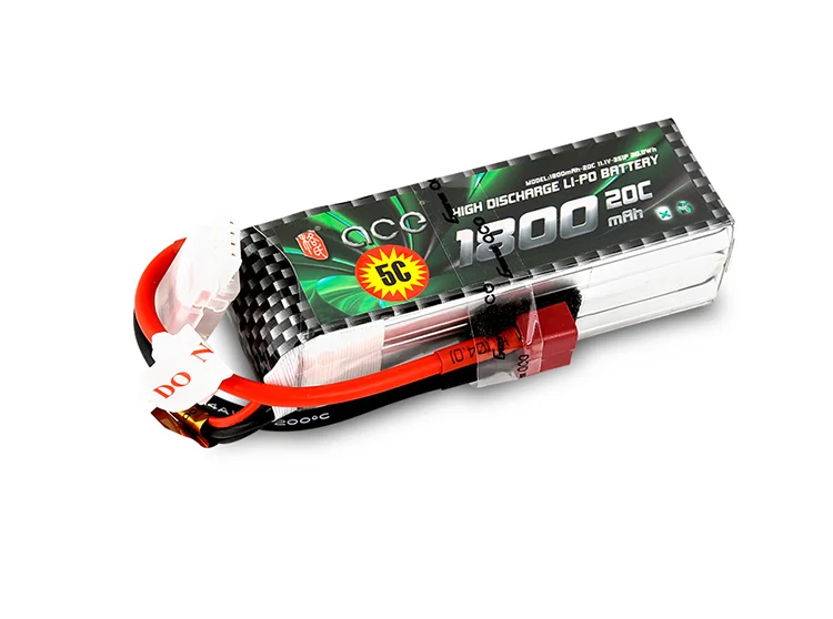 Gens ace 2S 3S Lipo аккумулятор 1800mAh 7,4 V 11,1 V 20C-40C Deans штепсельная батарея для вертолета маленького 1:16 автомобиля E