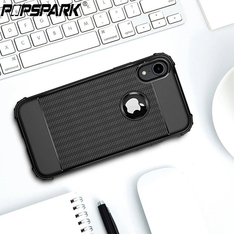 

Case For iphone X 7 8 6 6S plus cases for iphone Xs Max XR Anti-Scratch Mobile phone Protective TPU Back Case shell cover