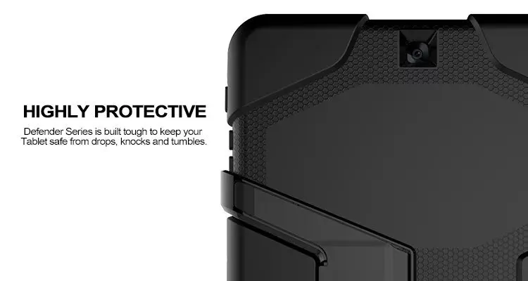 Двойной слоев PC+ TPU чехол для ПК, планшета с подставкой для samsung Galaxy S2 9,7 T810/T815C спереди Панель с защитной пленкой