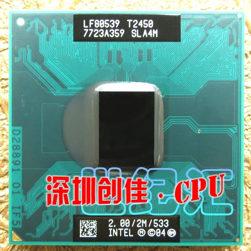 الأصلي ل إنتل كور ديو laptop cpu T2450 2 متر 2.00 جيجا هرتز 533 ميجا هرتز الأصلية pga دفتر معالج متوافق مع 945 943 شرائح الأصلي ل إنتل كور ديو laptop cpu T2450 2 متر 2.00 جيجا هرتز 533 ميجا هرتز الأصلية pga دفتر معالج متوافق مع 945 943 شرائح