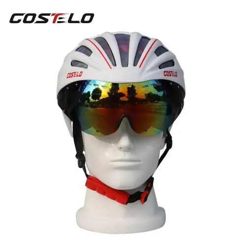 

Costelo Cycling Helmet Lenes MTB Mountain Road Bike Helmet Lenes Bicycle Helmet Casco Speed Airo RS Ciclismo Goggles Bicicleta