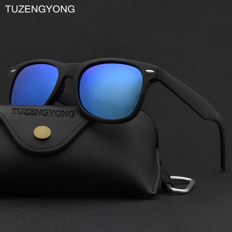 

TUZENGYONG Fashion Brands Men's Polarized Sunglasses Classic Square UV400 Sun Glasses Goggle Accessories For Women/Men Oculos