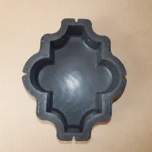 Пластиковые формы для бетонирование плиты стены каменный цемент плитка "Клевер камень" Тротуарная Плитка пластиковые формы Лучшая цена