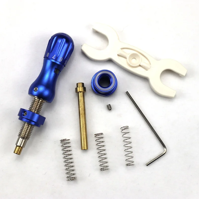 Tiro com Arco Liga de Alumínio Tensão da Mola Êmbolo para Recurvo Decut Almofada Janus Micro-clique Êmbolo Arco Acessório Fit 5 - 16 Fio 3 Decut Tiro Com Arco Almofada JANUS Liga