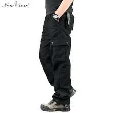 2015 Fashion Brand Men s Cargo Pants Casual Mens Pant Multi Pocket Military Overall Long Trousers