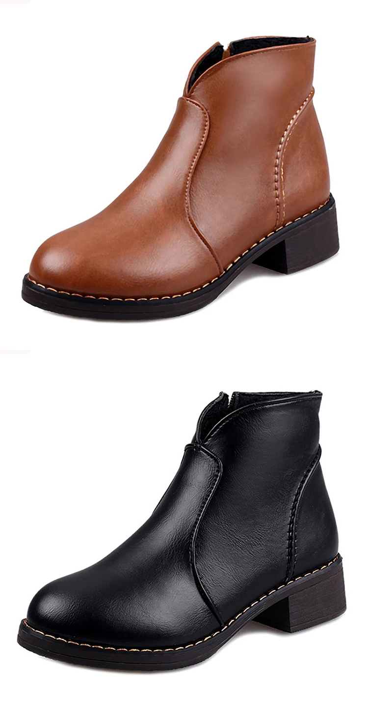 vintage style leather boots