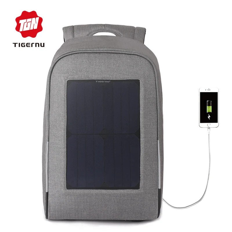 Buy 2017 Tigernu Brand Backpack 10W Solar Powered Backpack Usb Charging Anti