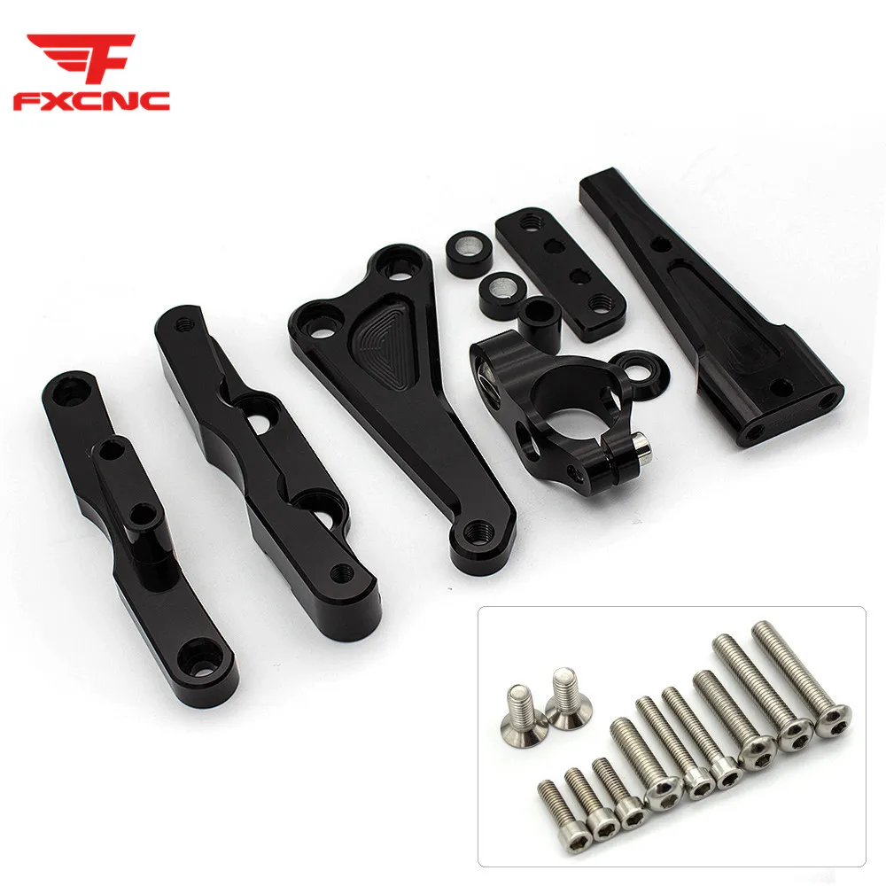 

For Honda CB650F 2014 - 2017 Aluminum Motorcycles Steering Stabilize Damper Bracket Mount Support Holder Kit Set Accessories