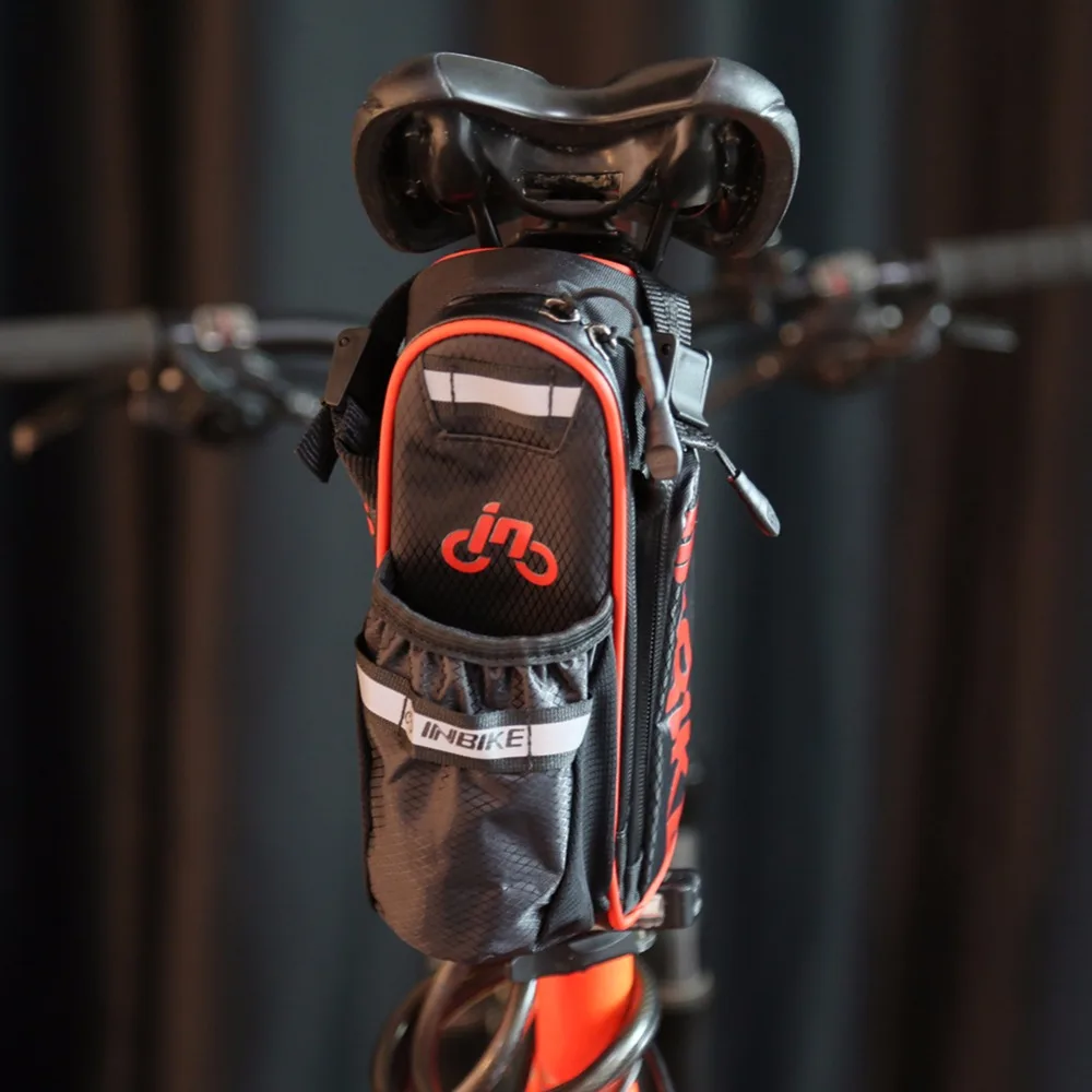 Sale INBIKE MTB Saddle Bag Waterproof Seat Bag Oxford Fabric Cycling Tail Bag Of Bike Accessories Big Capacity With Rainproof Cover 6 Sale INBIKE MTB Saddle Bag Waterproof Seat Bag Oxford Fabric Cycling Tail Bag Of Bike Accessories Big Capacity With Rainproof Cover 6