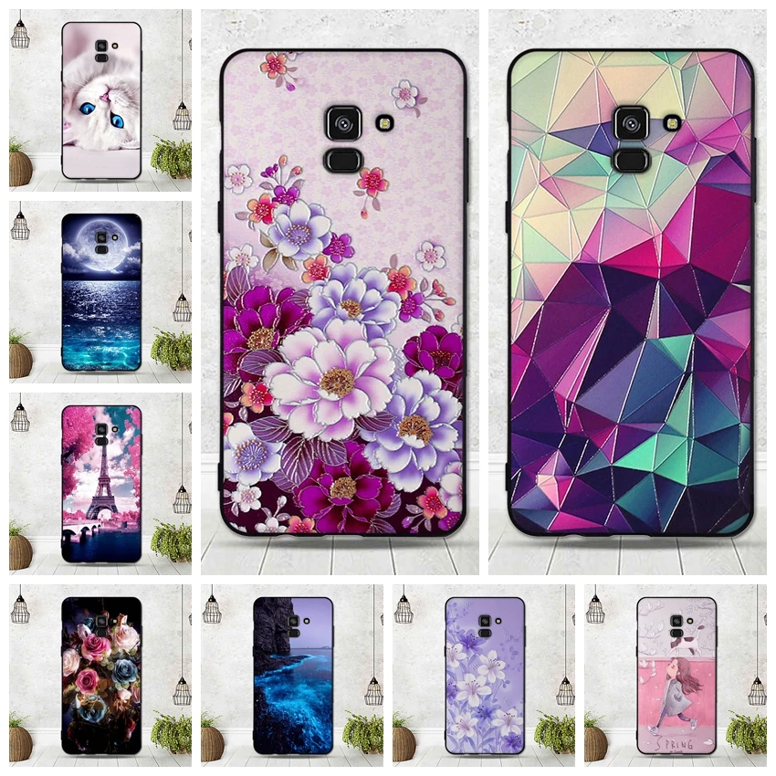 Cas Pour For Samsung Galaxy A8 Plus 2018 Cover Case Silicone A730F Phone Fundas A8+ A8Plus | Мобильные телефоны и