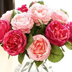 1 шт шелка Роза для свадьбы цветок букет Свадебный букет роз шелк искусственный цветок Ночная Роза для свадьбы