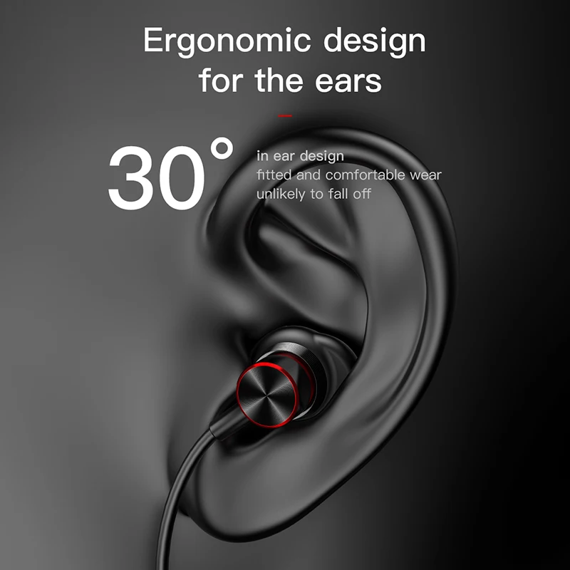 Беспроводные Bluetooth наушники Baseus S12 для телефона iPhone Xiaomi беспроводная гарнитура 5 0