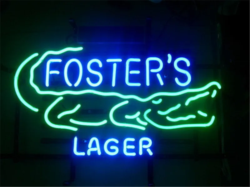 New Fosters Australian Neon Sign Beer Bar Pub Gift Light 17/"x14/"