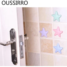 2 шт. толстые бесшумный Морская звезда двери, задняя стенка анти-столкновения коврик анти Сенсорная панель дверная ручка настенный защитный подушки шок Pad