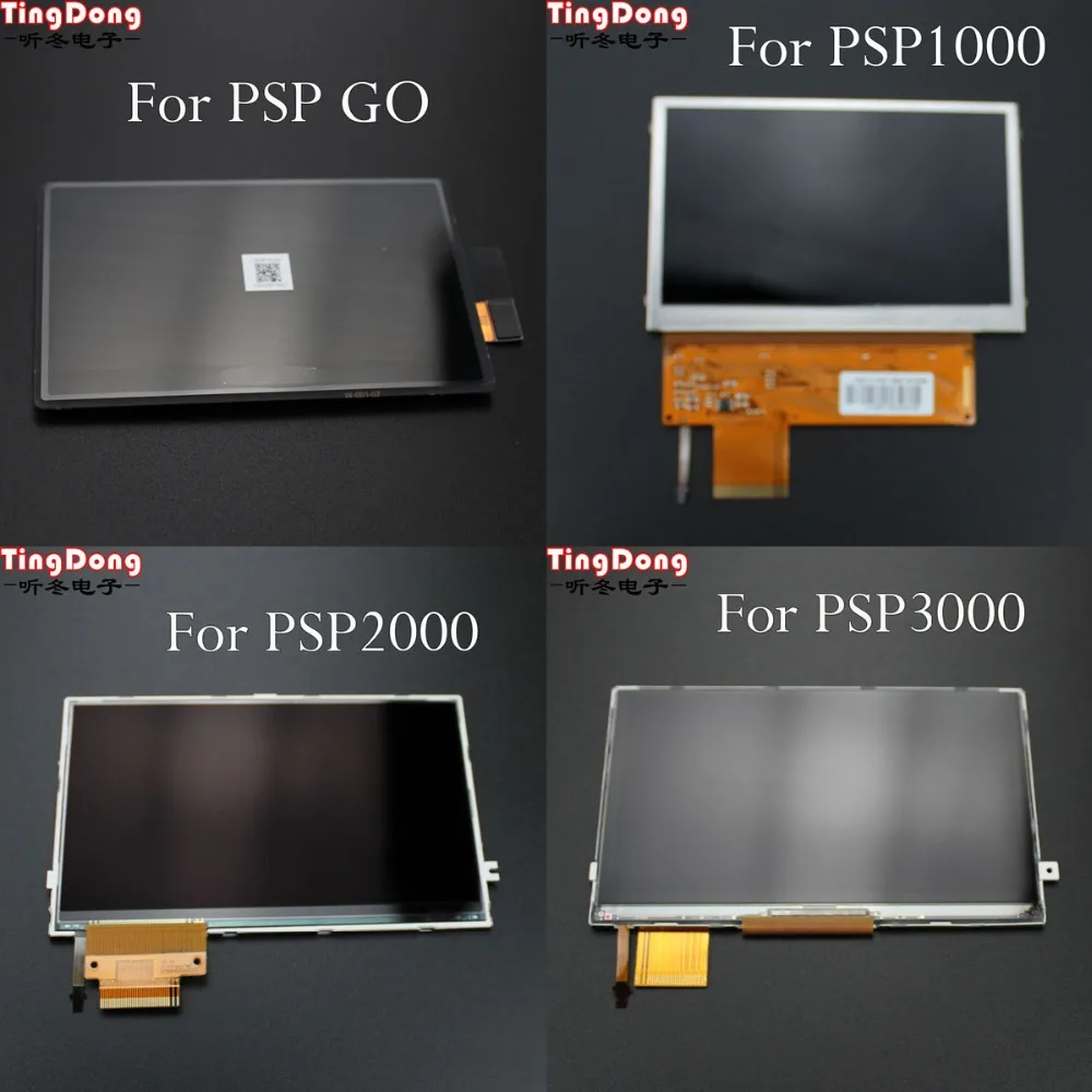 TingDong New Glass LCD Display Screen For Sony PSP go 3000 PSP3000 LCD