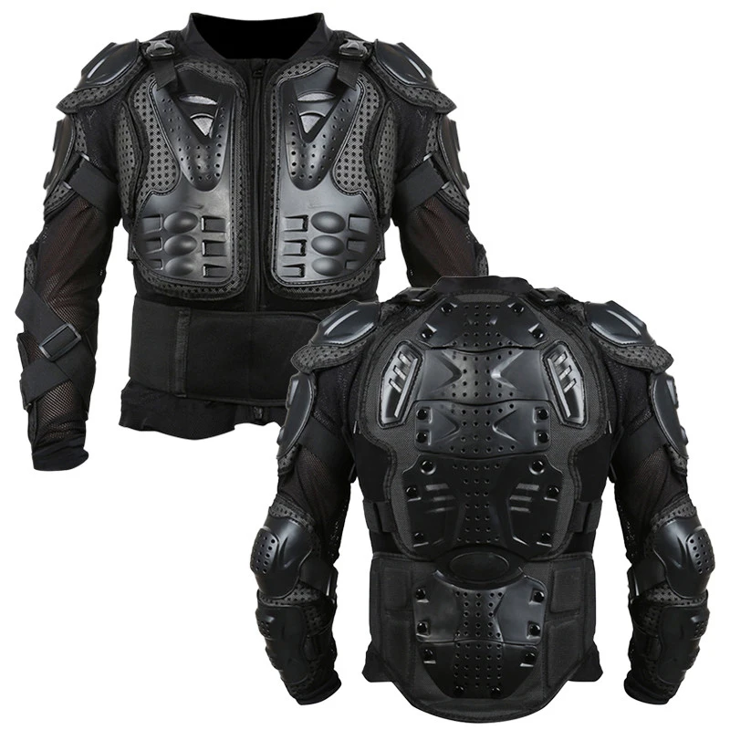 

Motorcycle Armor Clothing Racing Car Protective Clothing Sports Outdoor Jacket PVC+Lycra +EVA black Tops hot sale racing suits