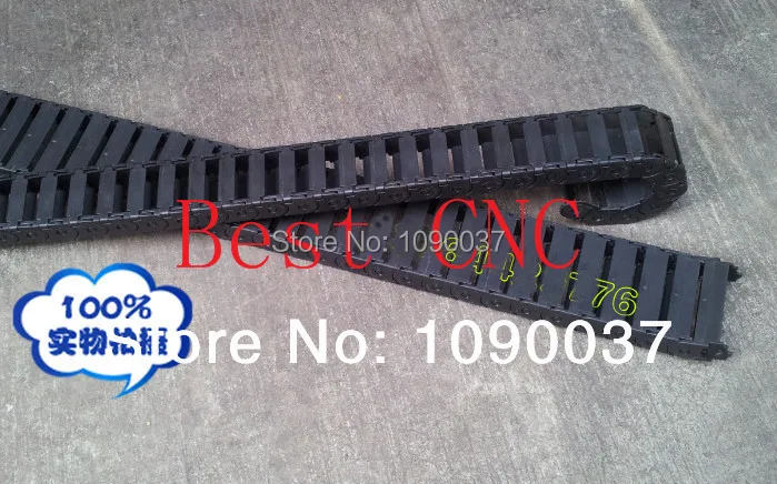 Free Shipping 1pc 18X18 Open Drag Chain - Cable Carrier 18*18mm 1000mm plastic cable chain with End Connectors