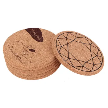 

Wooden Placemats Coaster Coffee Cup Mat Tea Pad Dining Decoration Stationery Office accessories School supplies