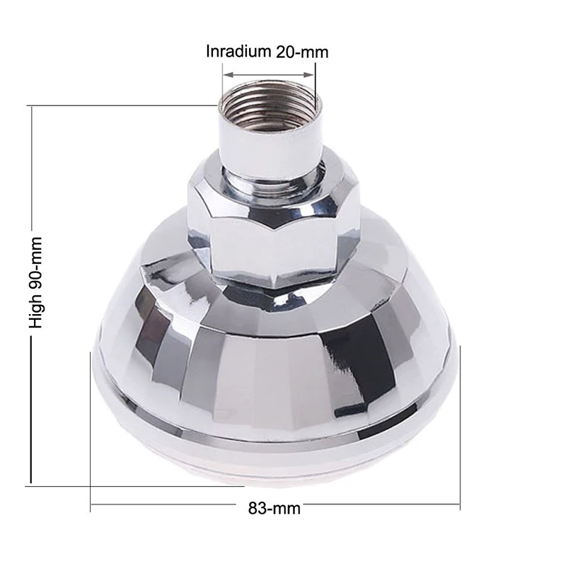 LED Shower Head Swivel Ball Joint Water Flow Glow Flashing Color Lighting for Bathroom Shower temperature control top spray