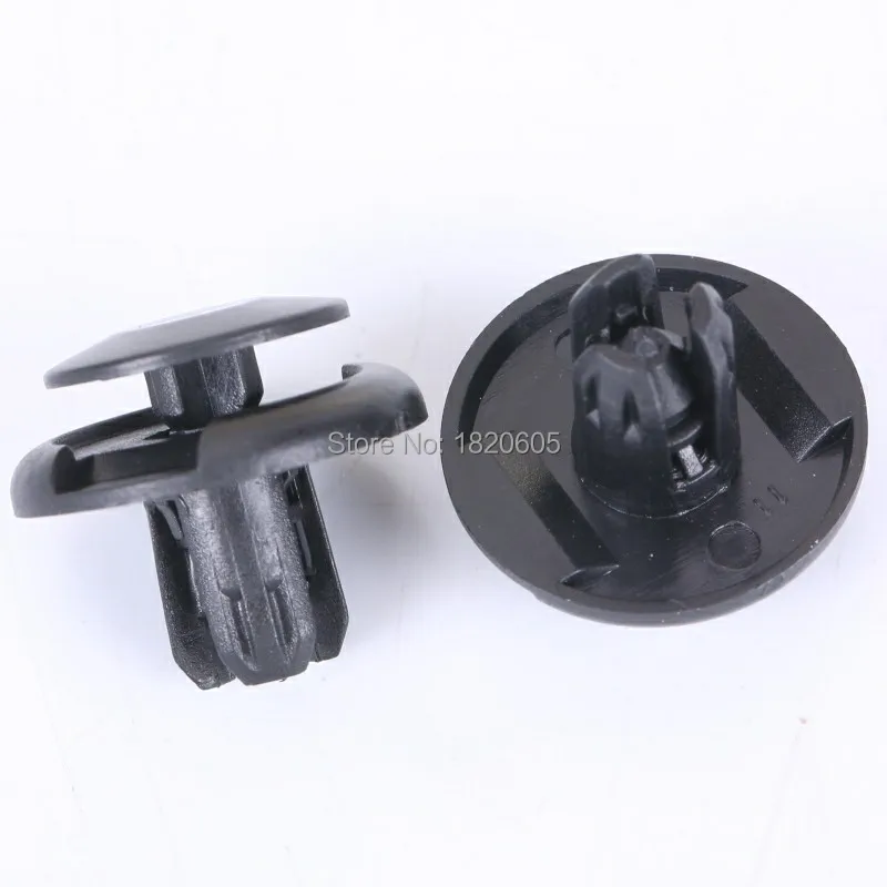 New 100Pcs Fender Liner Fastener Rivet Push Clips 8mm for Honda Accord
