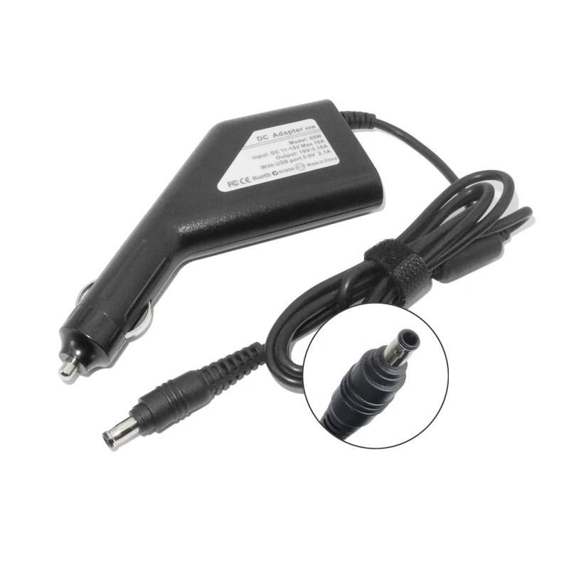 Cheap High quality DC Power Car Adapter Charger For Laptop HP 19V 4.74A 7.4*5.0MM 90W Input DC11