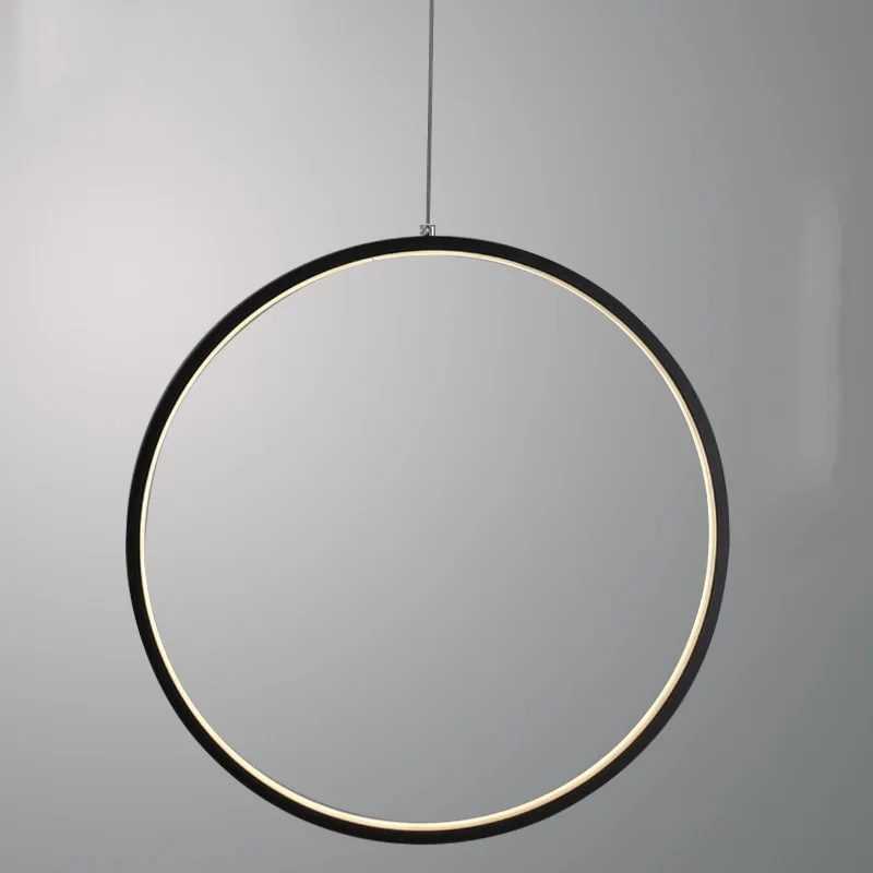 modern circular pendant light