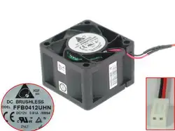 Delta Electronics FFB0412UHN-9W64 DC 12 V 0.81A 40x40x28mm 2-провод Сервер площади вентилятора