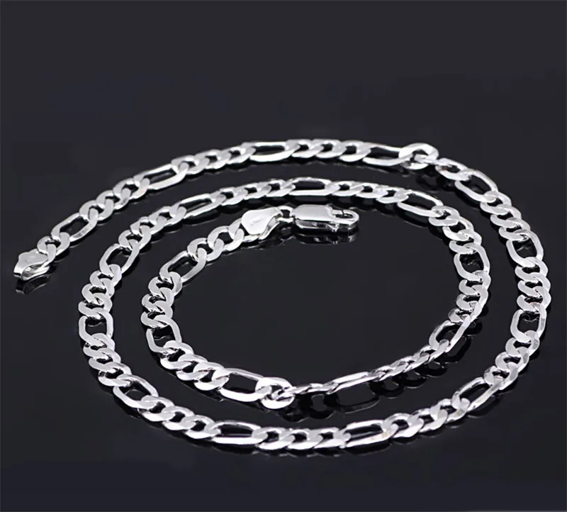 GNLT3467 Подлинная 925 Серебряная цепочка 5 мм Ширина Мужчины ювелирные изделия цепи ожерелье 16/18/20 inch 1 шт.