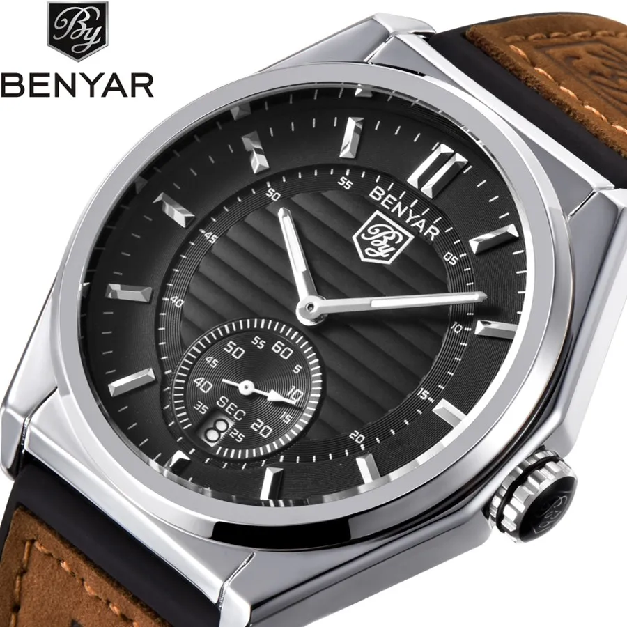 

2018 BENYAR Brand Luxury Fashion Sport Mens Watches Military Silicone Waterproof Quartz Watch Relogio Masculino orologio uomo