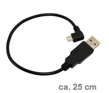 

90 degree Short Micro USB Cable 2A 90 Corner Quick Charge USB to Microusb angle Charger Sync Data Fast Charging Cabel Cord 25cm