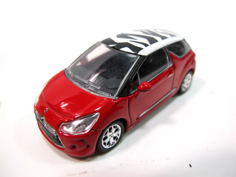 4 цвета N orev 1: 64 CITROEN DS3 Бутик брелок для автомобильных ключей, игрушки для детей модели игрушки с дистанционным управлением оптом