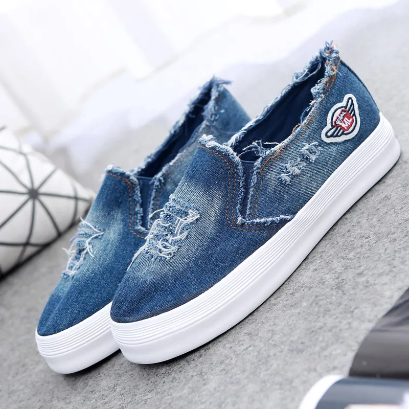new denim canvas shoes