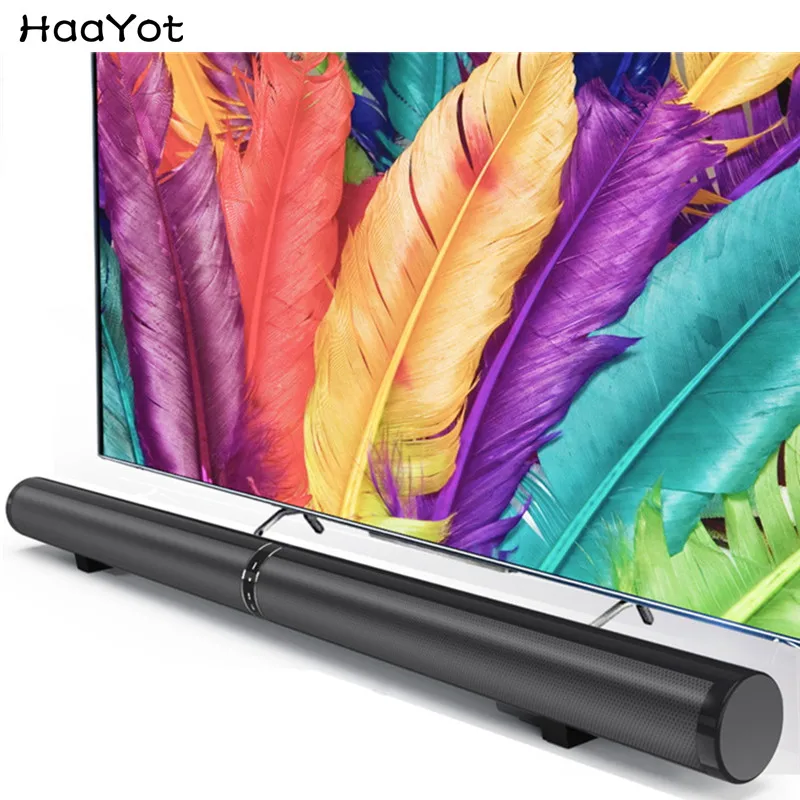 

HAAYOT 50W Bluetooth Wireless Speaker Soundbar Split Wall-Mounted TV Home Theater Surround Stereo Sound Bar USB Optical RCA HDMI