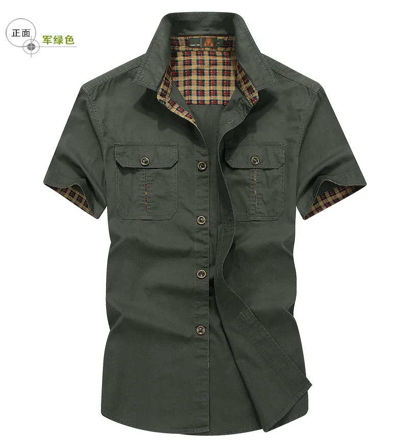 Мужские рубашки размера плюс M-5XL, летние дышащие рубашки с коротким рукавом из хлопка для спорта, кемпинга, альпинизма, тактики, армейские мужские рубашки