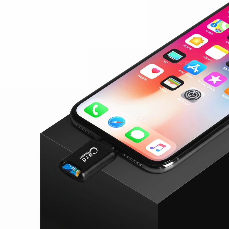 BRU картридер для айфона Tf кардридер Iphone Ipad Ipod Новый мини Lightning внешняя Micro Память Ios