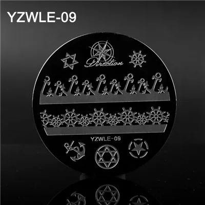 FWC 1 шт. 30 дизайнов доступны YZWLE штамповки пластины кружева отрицательное пространство листья цветы дизайн ногтей шаблон инструменты аксессуары