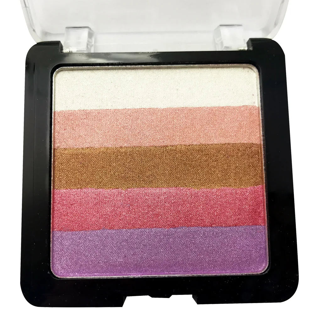

ZD eyeshadow tray 5 color eyeshadow platte comes with 2pcs/random Brand new F2160